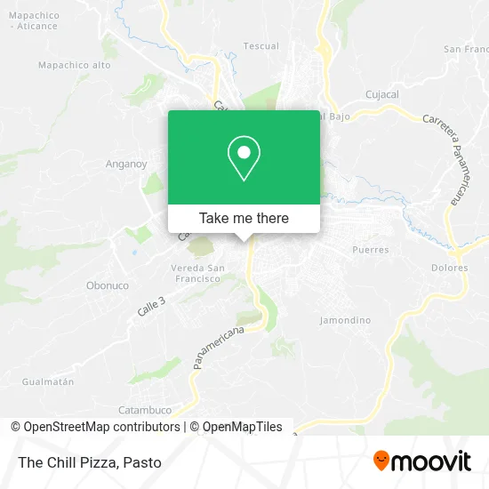 The Chill Pizza map