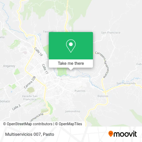 Multiservicios 007 map