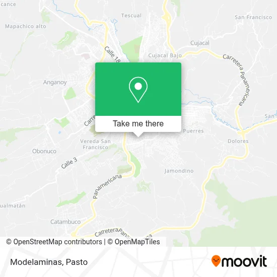 Modelaminas map
