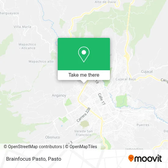 Brainfocus Pasto map