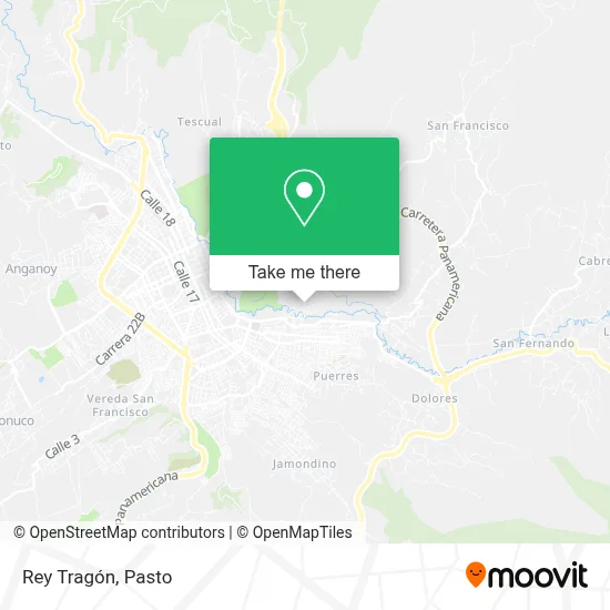 Rey Tragón map