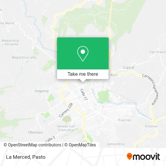 La Merced map