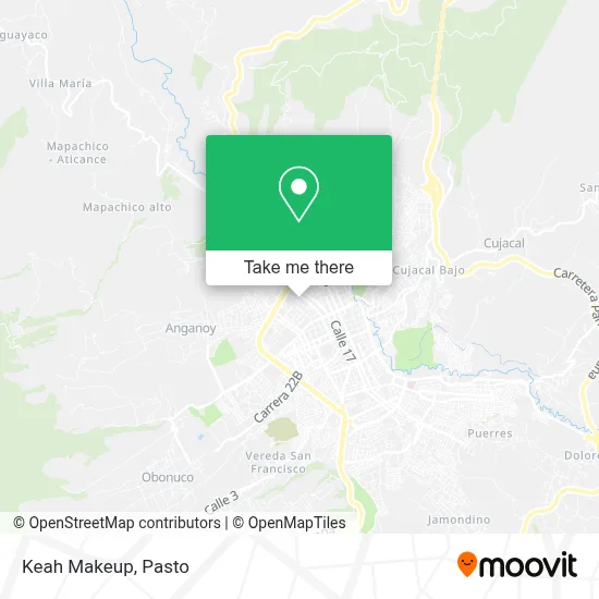 Keah Makeup map