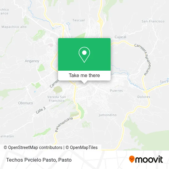 Techos Pvcielo Pasto map