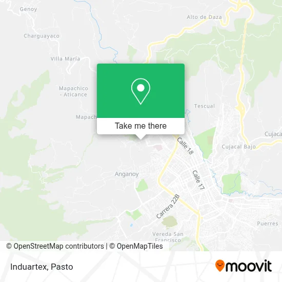 Induartex map