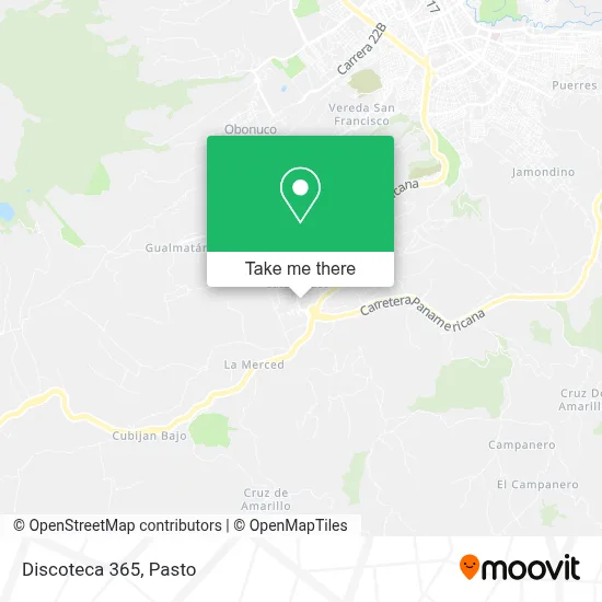 Discoteca 365 map