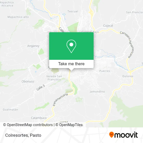 Colresortes map