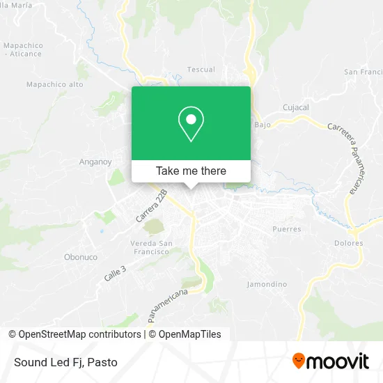 Sound Led Fj map
