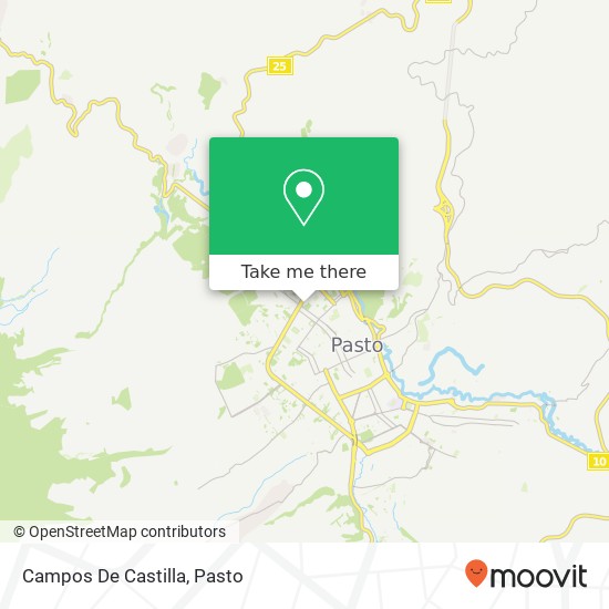 Mapa de Campos De Castilla