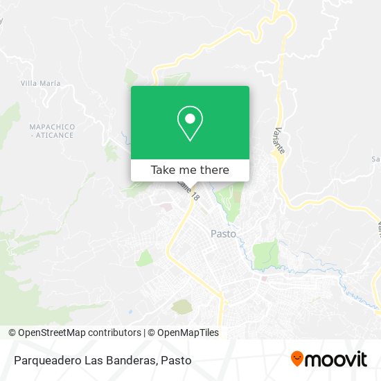 Parqueadero Las Banderas map