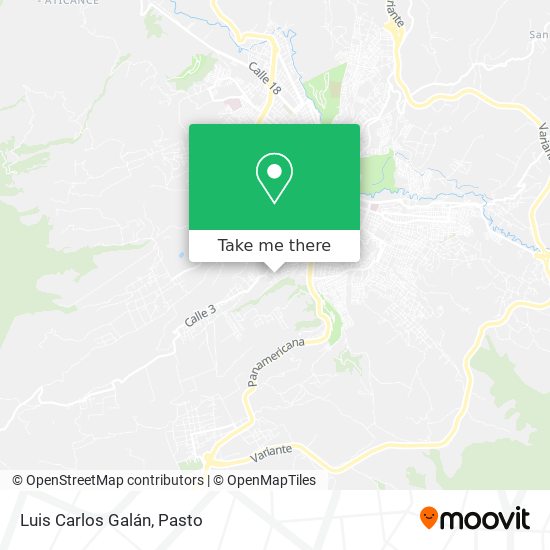 Mapa de Luis Carlos Galán