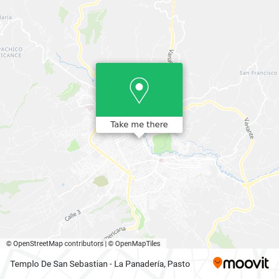 Templo De San Sebastian - La Panadería map