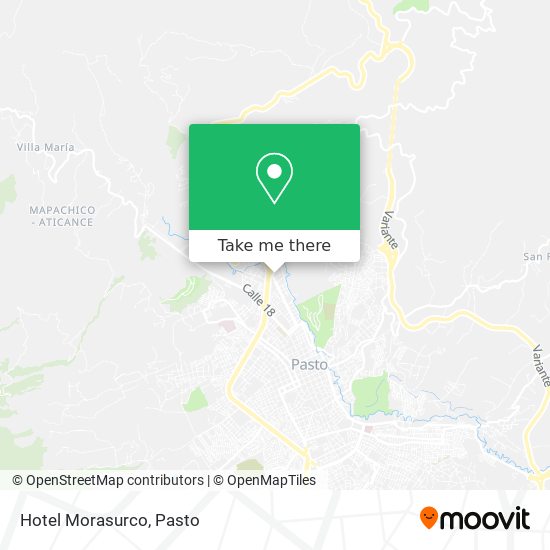 Mapa de Hotel Morasurco