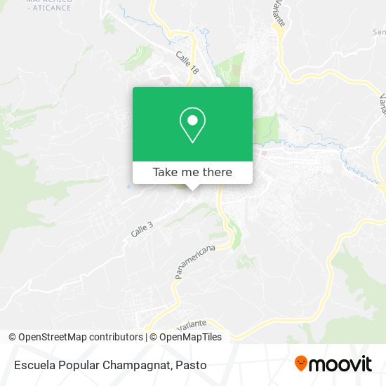 Mapa de Escuela Popular Champagnat