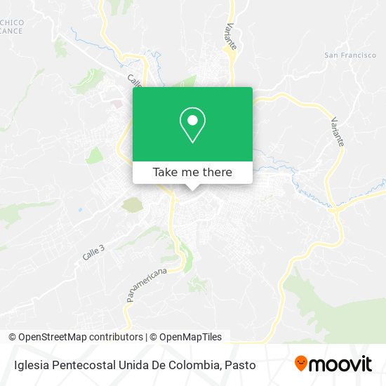 Mapa de Iglesia Pentecostal Unida De Colombia