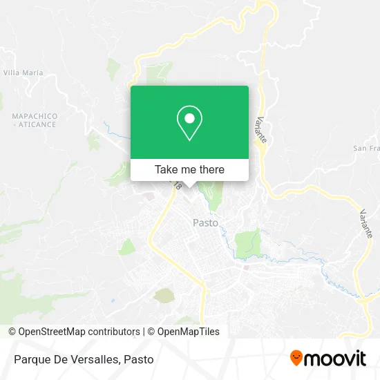 Parque De Versalles map