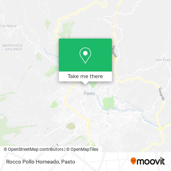 Mapa de Rocco Pollo Horneado