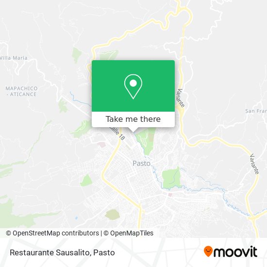 Restaurante Sausalito map