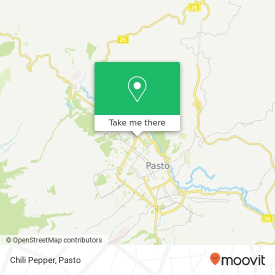 Chili Pepper, Calle 18 36 Comuna 9, Pasto map