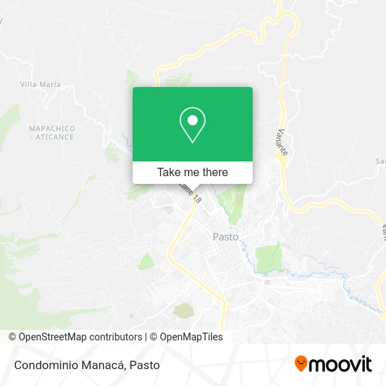 Condominio Manacá map