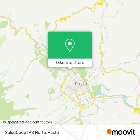 SaludCoop IPS Norte map