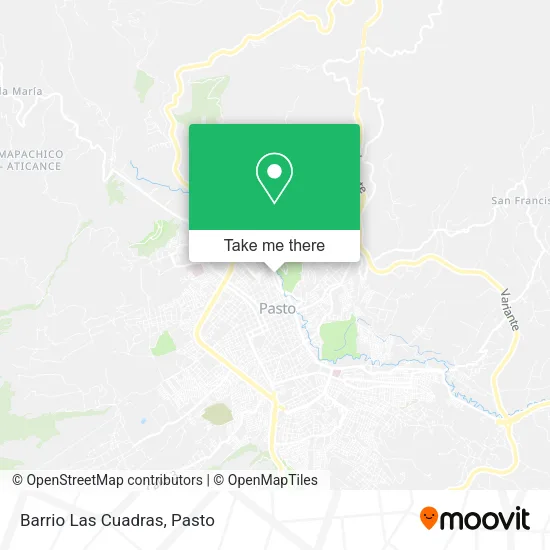 Mapa de Barrio Las Cuadras