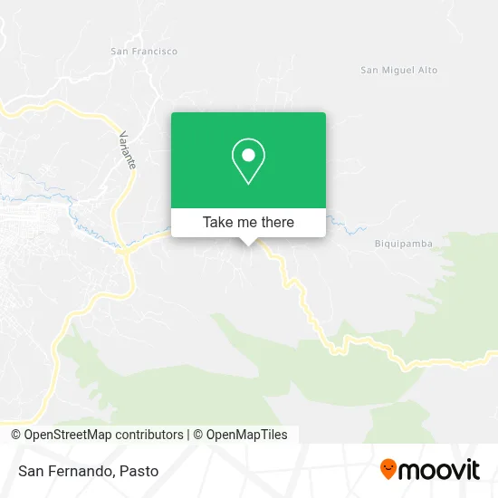 San Fernando map