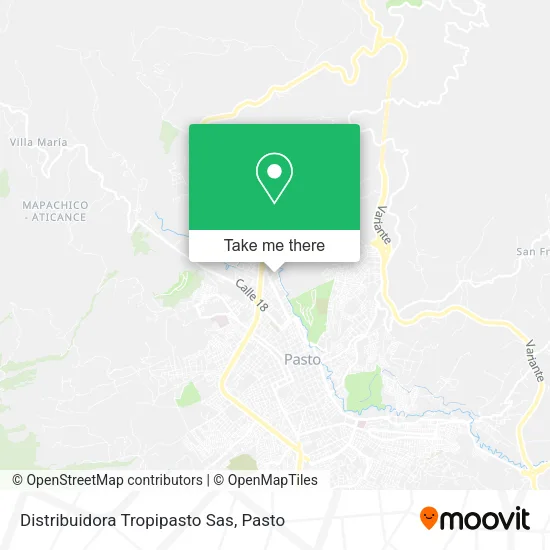 Distribuidora Tropipasto Sas map