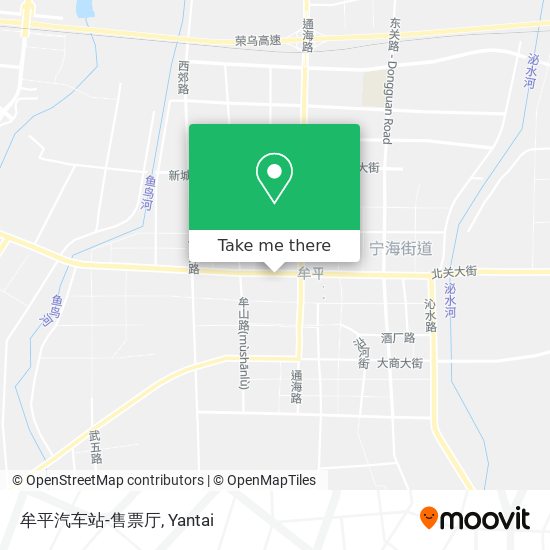 牟平汽车站-售票厅 map