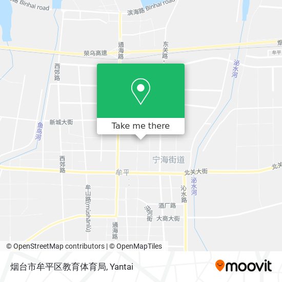 烟台市牟平区教育体育局 map