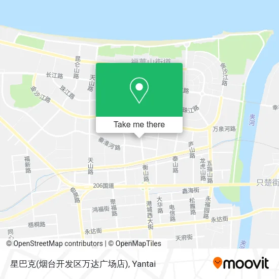 星巴克(烟台开发区万达广场店) map