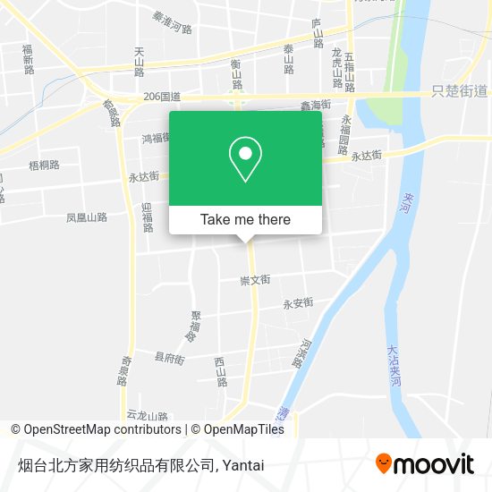 烟台北方家用纺织品有限公司 map