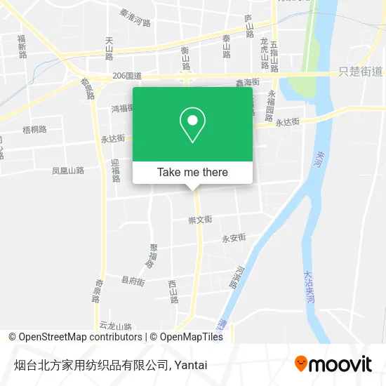 烟台北方家用纺织品有限公司 map
