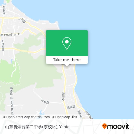 山东省烟台第二中学(东校区) map