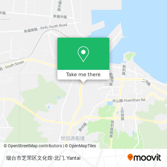 烟台市芝罘区文化馆-北门 map