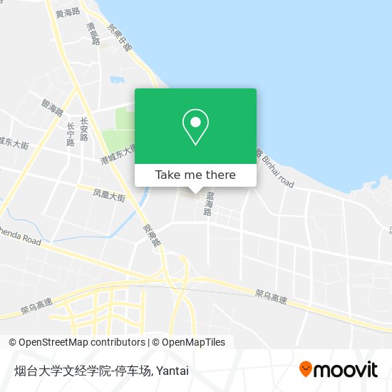烟台大学文经学院-停车场 map