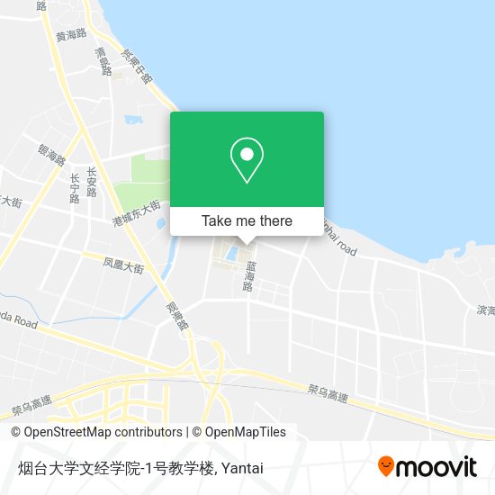 烟台大学文经学院-1号教学楼 map