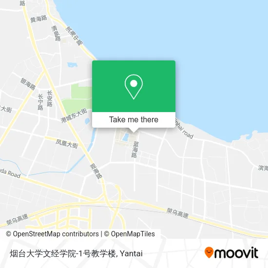 烟台大学文经学院-1号教学楼 map