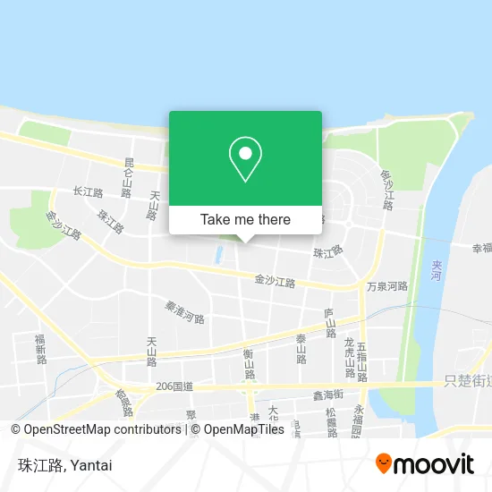 珠江路 map