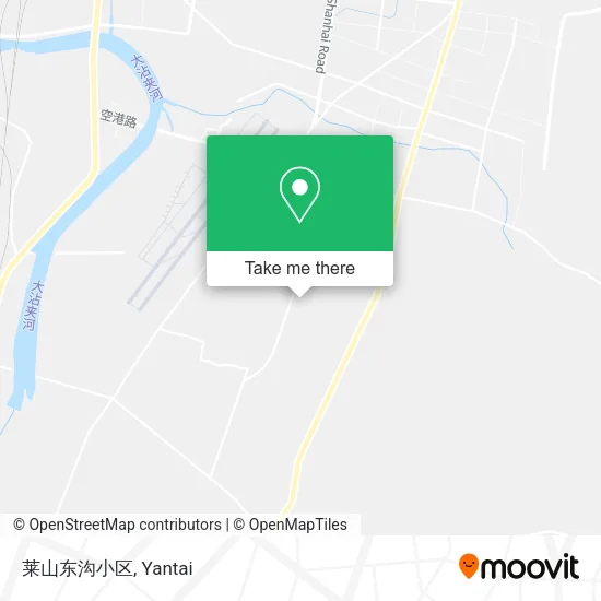 莱山东沟小区 map