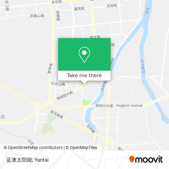 蓝澳太阳能 map