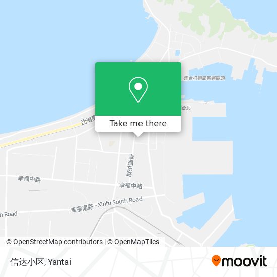 信达小区 map