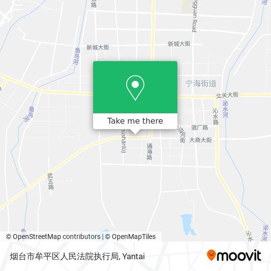 烟台市牟平区人民法院执行局 map