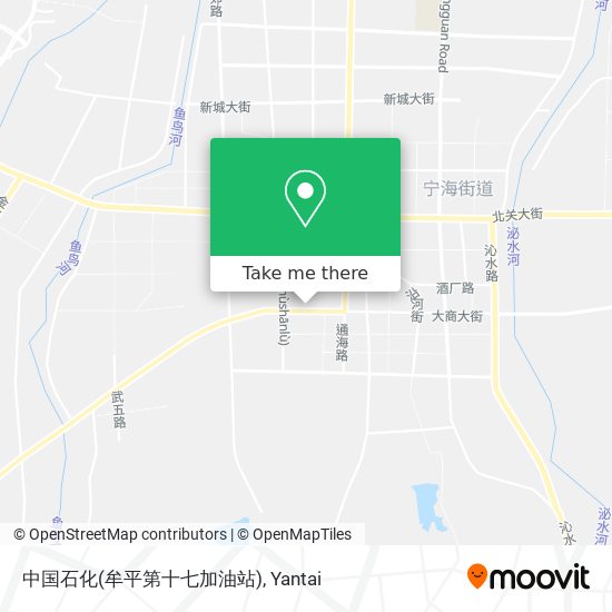 中国石化(牟平第十七加油站) map