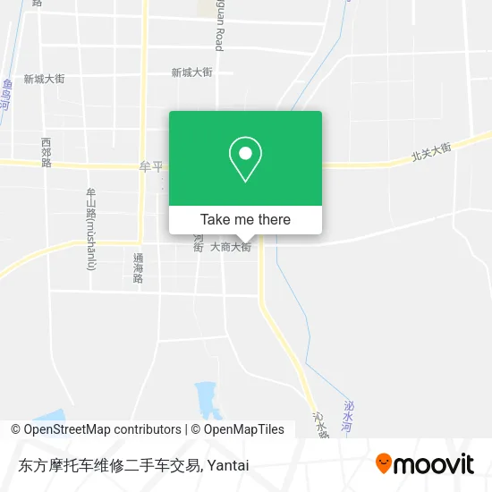 东方摩托车维修二手车交易 map