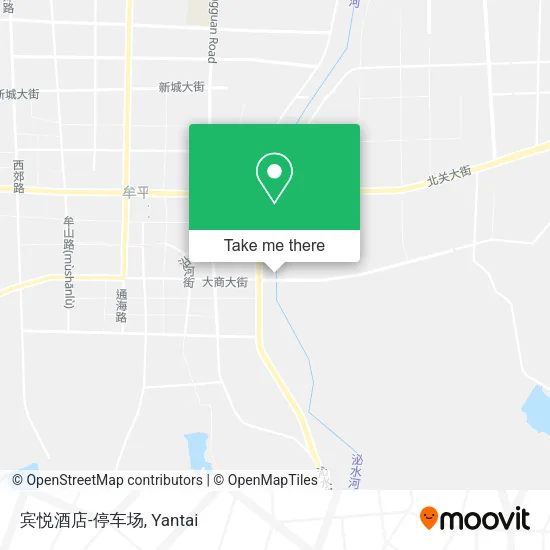 宾悦酒店-停车场 map