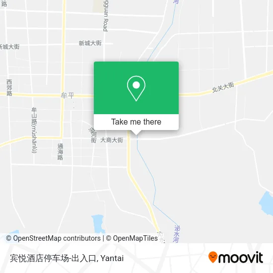 宾悦酒店停车场-出入口 map