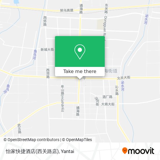 怡家快捷酒店(西关路店) map