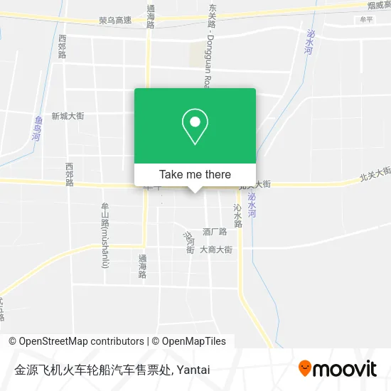 金源飞机火车轮船汽车售票处 map