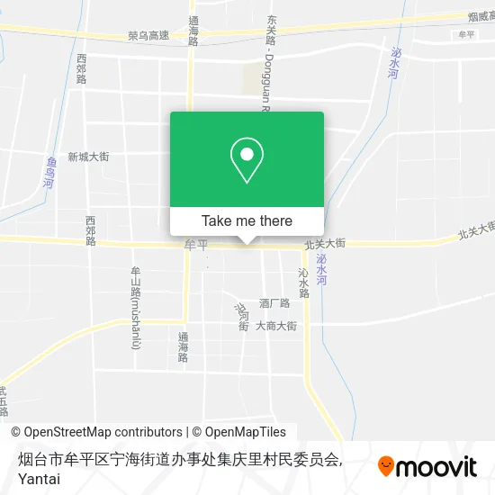 烟台市牟平区宁海街道办事处集庆里村民委员会 map